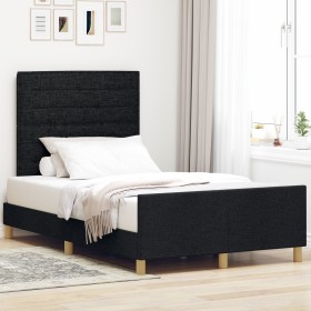 Cama Negra 120x200 cm de Tela von , Betten und Lattenroste - Ref: Foro24-3344643, Preis: 205,19 €, Rabatt: %