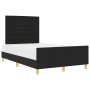 Cama Negra 120x200 cm de Tela de , Camas y somieres - Ref: Foro24-3344643, Precio: 193,56 €, Descuento: %