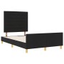 Cama Negra 120x200 cm de Tela de , Camas y somieres - Ref: Foro24-3344643, Precio: 193,56 €, Descuento: %