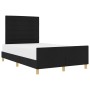 Estructura de Cama de Tela Negra 140x200 cm by , Beds and slatted bases - Ref: Foro24-3344657, Price: 224,65 €, Discount: %