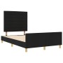Estructura de Cama de Tela Negra 140x200 cm by , Beds and slatted bases - Ref: Foro24-3344657, Price: 224,65 €, Discount: %