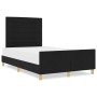 Estructura de Cama de Tela Negra 140x200 cm by , Beds and slatted bases - Ref: Foro24-3344657, Price: 224,65 €, Discount: %