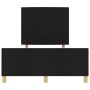 Estructura de Cama de Tela Negra 140x200 cm by , Beds and slatted bases - Ref: Foro24-3344657, Price: 224,65 €, Discount: %