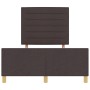 Cama - Marrón Oscuro, 140x200 cm, Tela de , Camas y somieres - Ref: Foro24-3344658, Precio: 237,66 €, Descuento: %