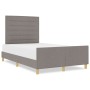 Marco de Cama en Taupe, 140x200 cm de Tela by , Beds and slatted bases - Ref: Foro24-3344659, Price: 223,91 €, Discount: %
