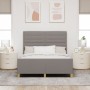 Marco de Cama en Taupe, 140x200 cm de Tela by , Beds and slatted bases - Ref: Foro24-3344659, Price: 223,91 €, Discount: %