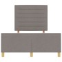 Marco de Cama en Taupe, 140x200 cm de Tela by , Beds and slatted bases - Ref: Foro24-3344659, Price: 223,91 €, Discount: %