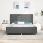 Estructura de Cama Gris Oscuro 180x200 cm Tela by , Beds and slatted bases - Ref: Foro24-3344670, Price: 247,30 €, Discount: %