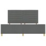 Estructura de Cama Gris Oscuro 180x200 cm Tela by , Beds and slatted bases - Ref: Foro24-3344670, Price: 247,30 €, Discount: %