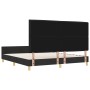 Cama Negra 180x200 cm de Tela de , Camas y somieres - Ref: Foro24-3344671, Precio: 246,73 €, Descuento: %