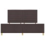 Cama Marrón Oscuro 180x200 cm Tela by , Beds and slatted bases - Ref: Foro24-3344672, Price: 245,74 €, Discount: %