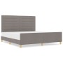 Estructura de Cama en Taupe, 180x200 cm, Tela de , Camas y somieres - Ref: Foro24-3344673, Precio: 245,18 €