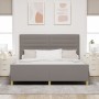 Estructura de Cama en Taupe, 180x200 cm, Tela de , Camas y somieres - Ref: Foro24-3344673, Precio: 245,18 €