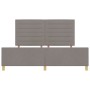 Estructura de Cama en Taupe, 180x200 cm, Tela de , Camas y somieres - Ref: Foro24-3344673, Precio: 245,18 €