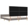 Estructura de Cama en Taupe, 180x200 cm, Tela de , Camas y somieres - Ref: Foro24-3344673, Precio: 245,18 €