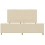 Cama en color crema - 180x200 cm de tela de , Camas y somieres - Ref: Foro24-3344674, Precio: 260,85 €, Descuento: %