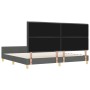 Estructura de Cama de Tela Gris Oscuro 200x200 cm de , Camas y somieres - Ref: Foro24-3344677, Precio: 261,34 €