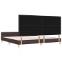Marco de Cama Marrón Oscuro 200x200 cm Tela von , Betten und Lattenroste - Ref: Foro24-3344679, Preis: 257,48 €, Rabatt: %