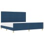 Estructura de Cama Azul 200x200 cm Tela von , Betten und Lattenroste - Ref: Foro24-3344682, Preis: 246,14 €, Rabatt: %