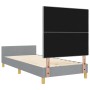 Estructura de Cama de Tela Gris Claro 80x200 cm by , Beds and slatted bases - Ref: Foro24-3344683, Price: 134,43 €, Discount: %