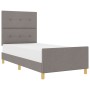 Marco de Cama Taupe 80x200 cm Tela by , Beds and slatted bases - Ref: Foro24-3344687, Price: 141,96 €, Discount: %