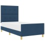 Cama de tela azul 90x190 cm by , Beds and slatted bases - Ref: Foro24-3344696, Price: 156,42 €, Discount: %