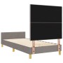 Cama Taupe 100x200 cm en Tela by , Beds and slatted bases - Ref: Foro24-3344708, Price: 135,29 €, Discount: %
