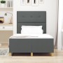 Estructura de Cama Gris Oscuro 120x190 cm Tela de , Camas y somieres - Ref: Foro24-3344712, Precio: 173,32 €, Descuento: %