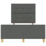 Estructura de Cama Gris Oscuro 120x190 cm Tela de , Camas y somieres - Ref: Foro24-3344712, Precio: 173,32 €, Descuento: %