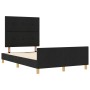 Estructura de Cama Negra 120x200 cm de Tela von , Betten und Lattenroste - Ref: Foro24-3344720, Preis: 190,05 €, Rabatt: %