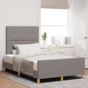 Cama Taupe 120x200 cm Tela von , Betten und Lattenroste - Ref: Foro24-3344722, Preis: 186,21 €, Rabatt: %