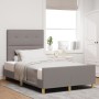 Cama Taupe 120x200 cm Tela de , Camas y somieres - Ref: Foro24-3344722, Precio: 176,04 €, Descuento: %