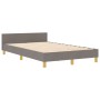 Cama Taupe 120x200 cm Tela de , Camas y somieres - Ref: Foro24-3344722, Precio: 176,04 €, Descuento: %