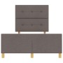 Cama Taupe 120x200 cm Tela de , Camas y somieres - Ref: Foro24-3344722, Precio: 176,04 €, Descuento: %