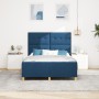 Marco de Cama Azul 140x200 cm de Tela by , Beds and slatted bases - Ref: Foro24-3344738, Price: 218,24 €, Discount: %