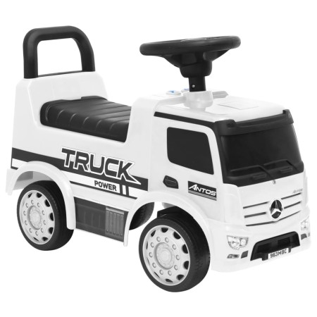 Coche para niños Mercedes Benz Truck blanco de vidaXL, Vehículos a pedales o para empujar - Ref: Foro24-80296, Precio: 67,59 ...