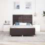 Estructura de Cama Marrón Oscuro 160x200 cm Tela by , Beds and slatted bases - Ref: Foro24-3344742, Price: 230,83 €, Discount: %