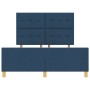 Estructura de Cama Azul 160x200 cm Tela by , Beds and slatted bases - Ref: Foro24-3344745, Price: 229,57 €, Discount: %