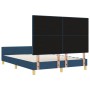 Estructura de Cama Azul 160x200 cm Tela by , Beds and slatted bases - Ref: Foro24-3344745, Price: 229,57 €, Discount: %