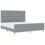 Estructura de Cama Gris Claro 180x200 cm Tela by , Beds and slatted bases - Ref: Foro24-3344746, Price: 252,72 €, Discount: %