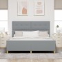 Estructura de Cama Gris Claro 180x200 cm Tela by , Beds and slatted bases - Ref: Foro24-3344746, Price: 252,72 €, Discount: %