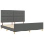 Cama Gris Oscuro 180x200 cm Tela by , Beds and slatted bases - Ref: Foro24-3344747, Price: 241,95 €, Discount: %