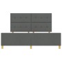 Cama Gris Oscuro 180x200 cm Tela by , Beds and slatted bases - Ref: Foro24-3344747, Price: 241,95 €, Discount: %