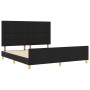 Estructura de Cama Negra 180x200 cm de Tela by , Beds and slatted bases - Ref: Foro24-3344748, Price: 240,74 €, Discount: %