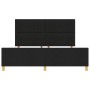 Estructura de Cama Negra 180x200 cm de Tela by , Beds and slatted bases - Ref: Foro24-3344748, Price: 240,74 €, Discount: %