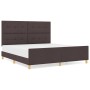 Estructura de Cama Marrón Oscuro 180x200 cm Tela von , Betten und Lattenroste - Ref: Foro24-3344749, Preis: 258,31 €, Rabatt: %