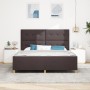 Estructura de Cama Marrón Oscuro 180x200 cm Tela von , Betten und Lattenroste - Ref: Foro24-3344749, Preis: 258,31 €, Rabatt: %