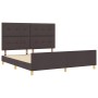 Estructura de Cama Marrón Oscuro 180x200 cm Tela von , Betten und Lattenroste - Ref: Foro24-3344749, Preis: 258,31 €, Rabatt: %