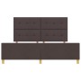 Estructura de Cama Marrón Oscuro 180x200 cm Tela von , Betten und Lattenroste - Ref: Foro24-3344749, Preis: 258,31 €, Rabatt: %