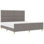 Estructura de Cama Taupe 180x200 cm Tela by , Beds and slatted bases - Ref: Foro24-3344750, Price: 242,07 €, Discount: %